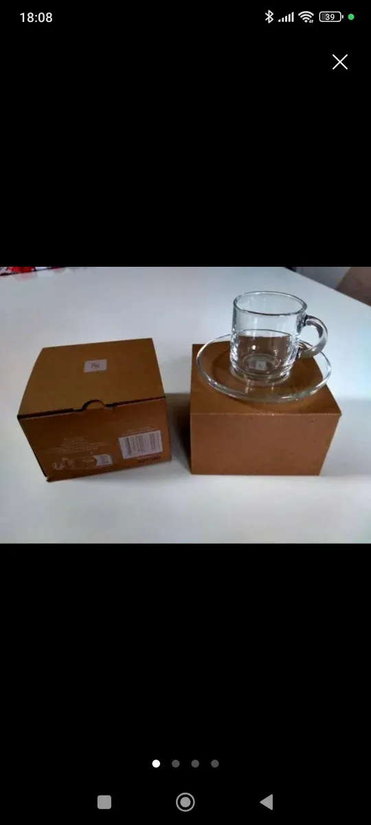 Taza de cristal Nespresso