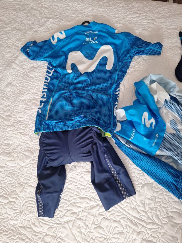 Conjunto Ciclismo Movistas Piezas talla S
