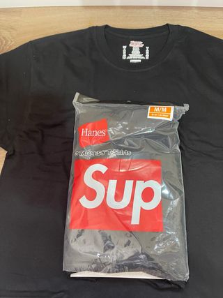 Camiseta Supreme Negra Talla M