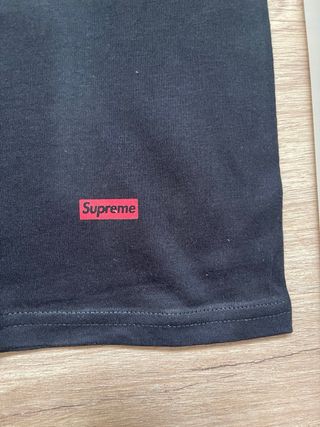 Camiseta Supreme Negra Talla M