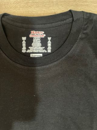 Camiseta Supreme Negra Talla M