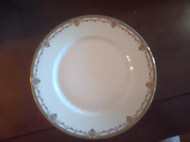 Platos de porcelana Limoges dorado