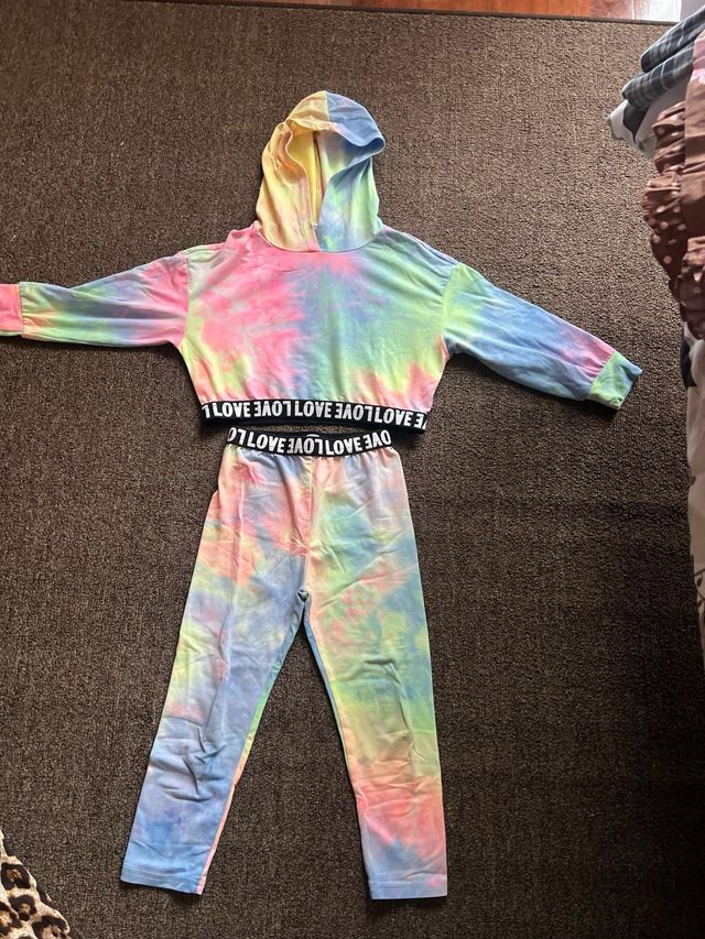 Conjunto chándal niña tie-dye 4 años