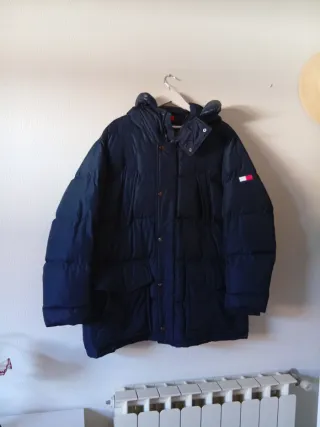 Anorak plumas Tommy Hilfiger Azul Hombre.