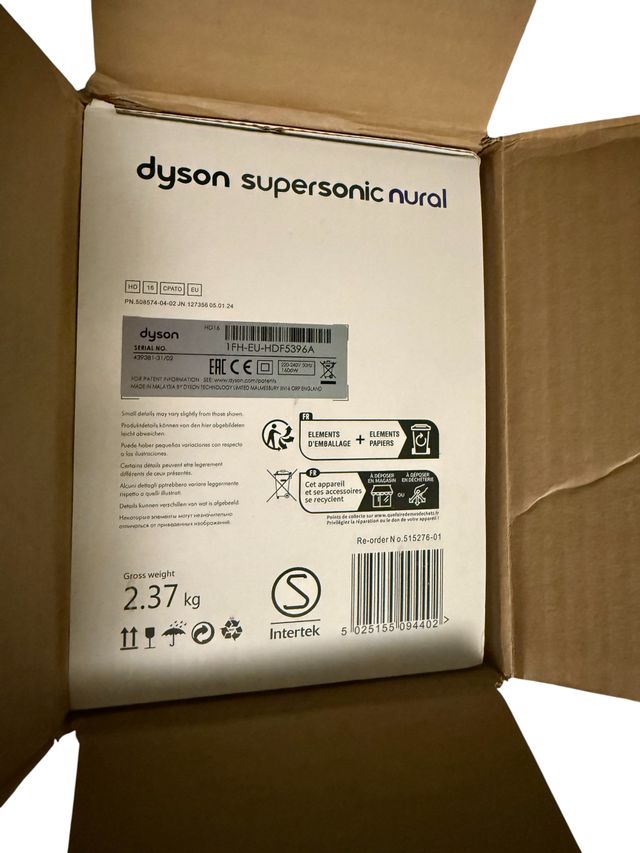 Asciugacapelli Dyson Supersonic Nural sigillato