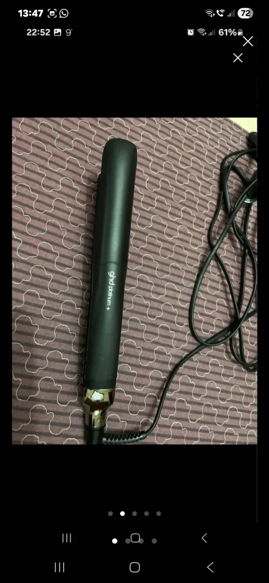 Plancha de pelo ghd platinum+