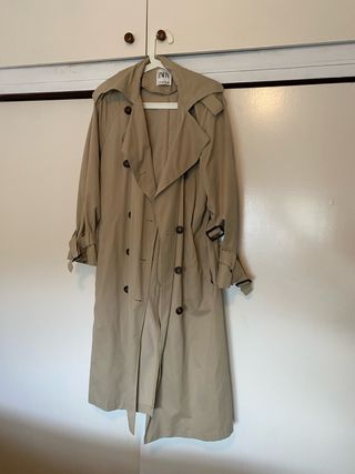 Gabardina Zara Beige Talla XS