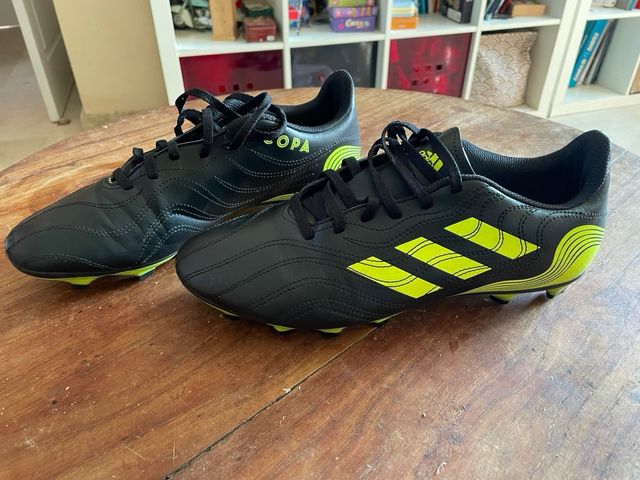 Botas Fútbol Adidas Copa 43 1/3 Negras/Amarillas