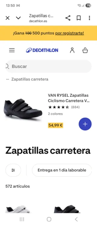 Zapatillas Ciclismo Van Rysel Road 100