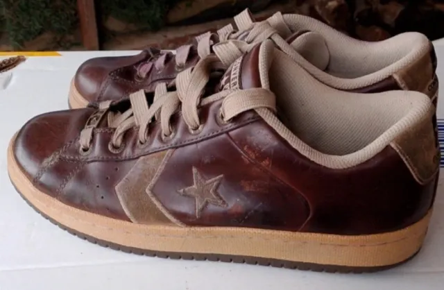 Converse All Star Piel Marrón Talla 44.5