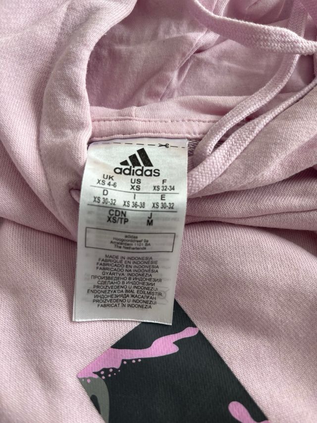 Conjunto Adidas Sudadera y Leggings Rosa Camuflaje