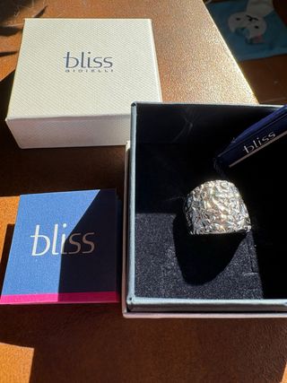 Anillo Plata Bliss Diamante
