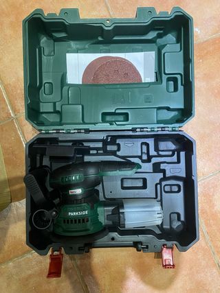 Lijadora Excéntrica Recargable Parkside