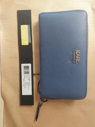 Cartera Karl Lagerfeld Piel Azul