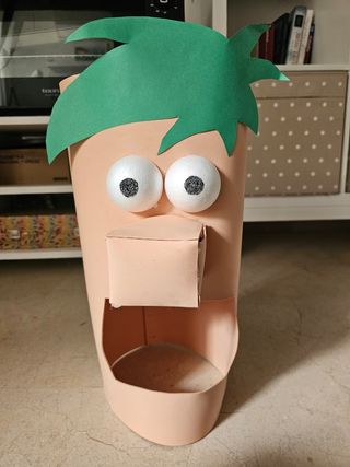 Disfraz Phineas y Ferb Caretas