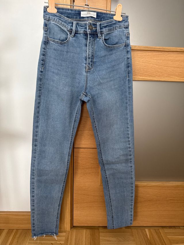 Vaqueros mujer tiro alto