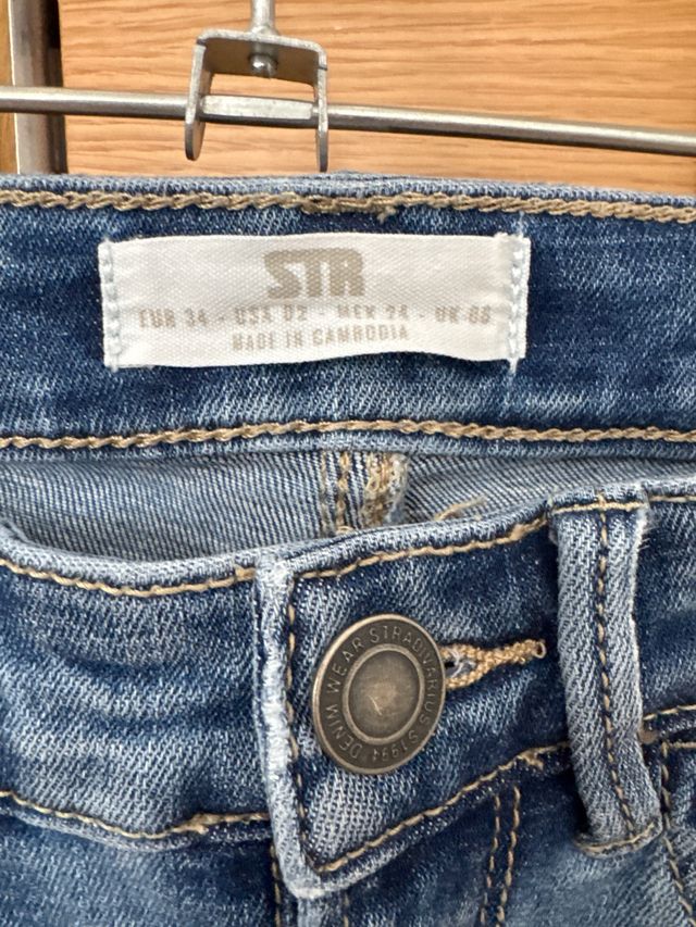 Vaqueros mujer tiro alto