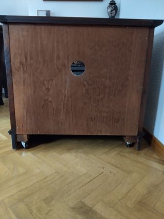 Mesa auxiliar de madera para TV y otros dispositiv
