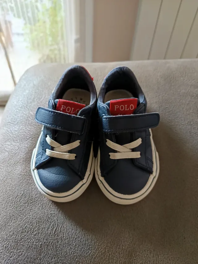 Zapatillas Polo Bebé Azul Talla 21