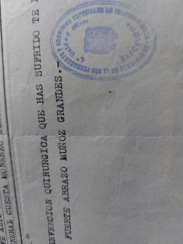 Firma General División Azul Muñoz Grandes