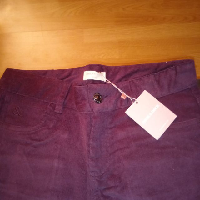 Vaquero de Lino Granate Neck Neck 10-11 Años