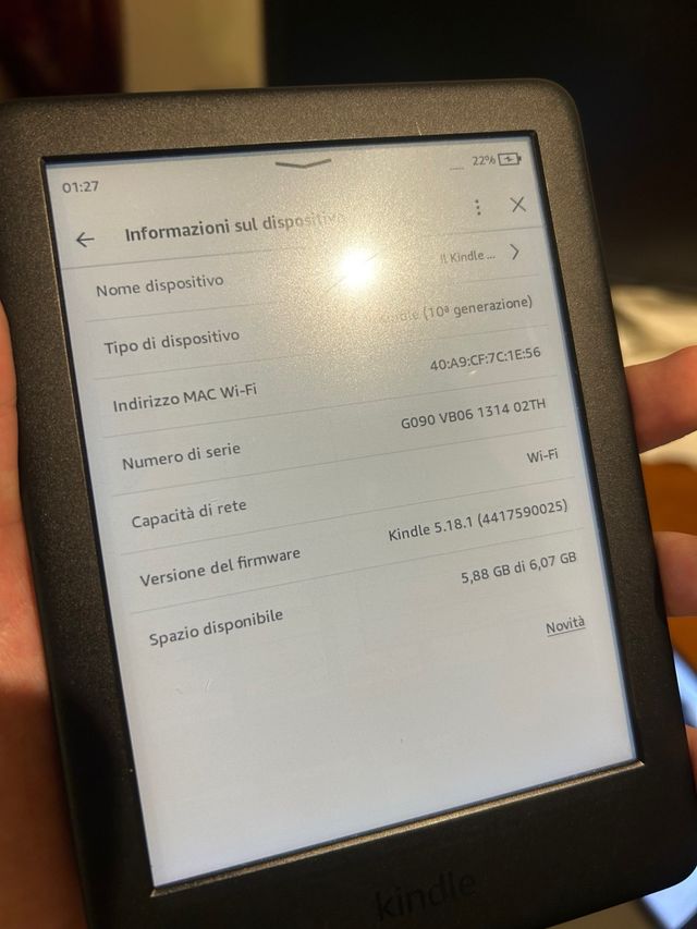 Kindle 10ª Geração com Caixa