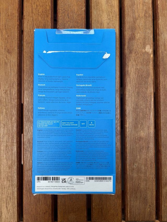 Kindle 10ª Geração com Caixa