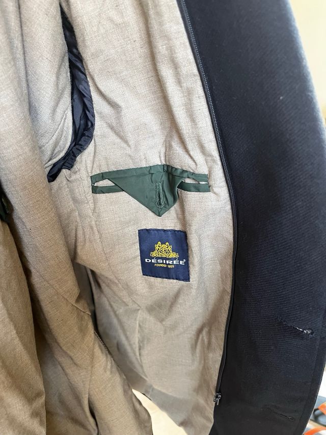 Giacca destrutturata blu