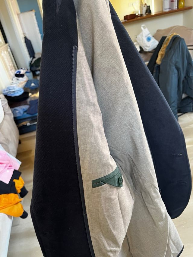 Giacca destrutturata blu