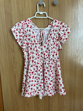 Camiseta floral mujer