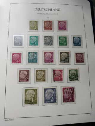 Álbum Sellos Alemania Federal Leuchtturm