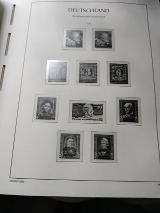 Álbum Sellos Alemania Federal Leuchtturm