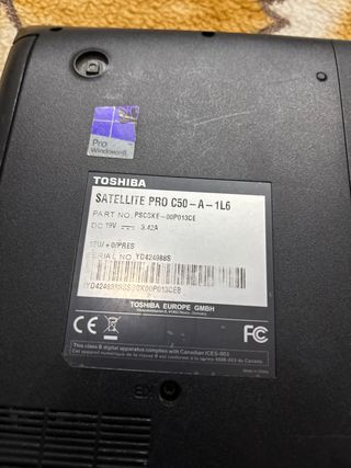 Portátil Toshiba Satellite Pro C50-A-1L6 256 gb 8