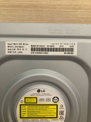 Lector DVD LG