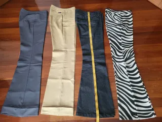 Lote 4 Pantalones Acampanados