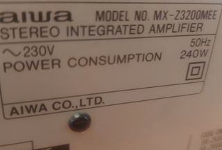 Fuente Amplificador Aiwa MX-Z3200M