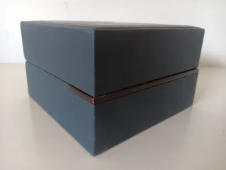 Caja Reloj Longines Azul + Libro Instrucciones