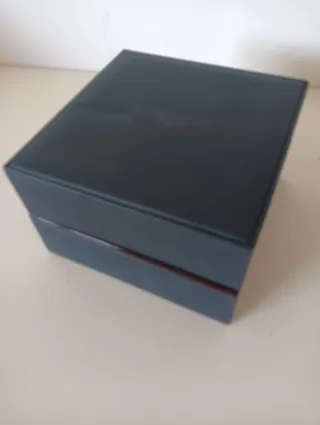 Caja Reloj Longines Azul + Libro Instrucciones