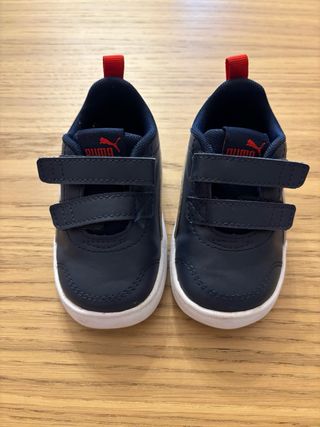 Scarpe Puma Bambino Blu Rosse