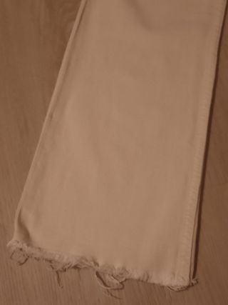 Calças de ganga bege "Zara"