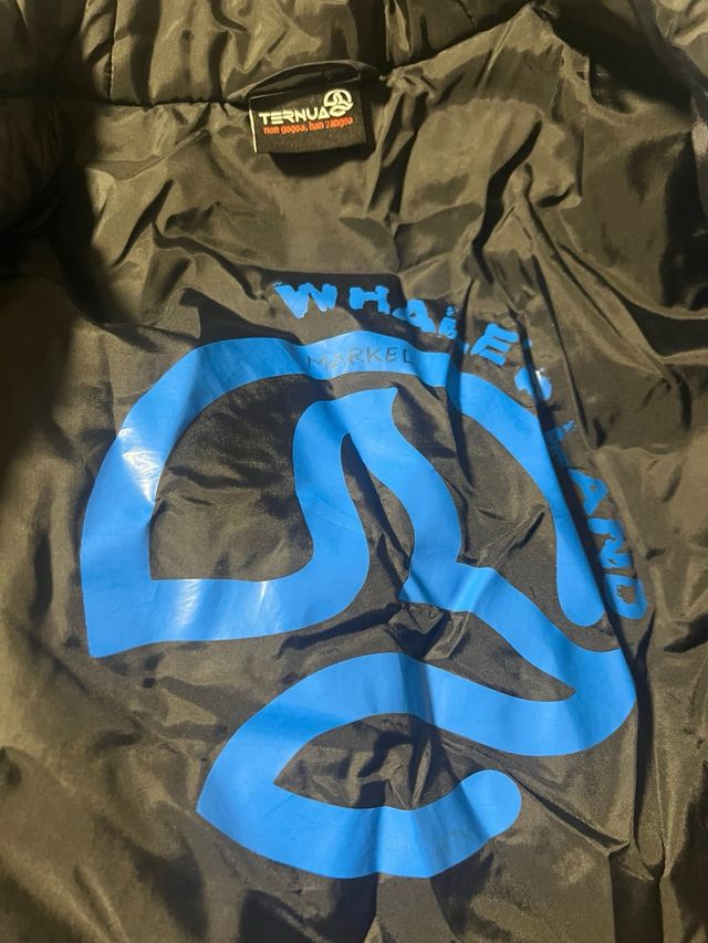 Chamarra Ternua Talla 14 Negra