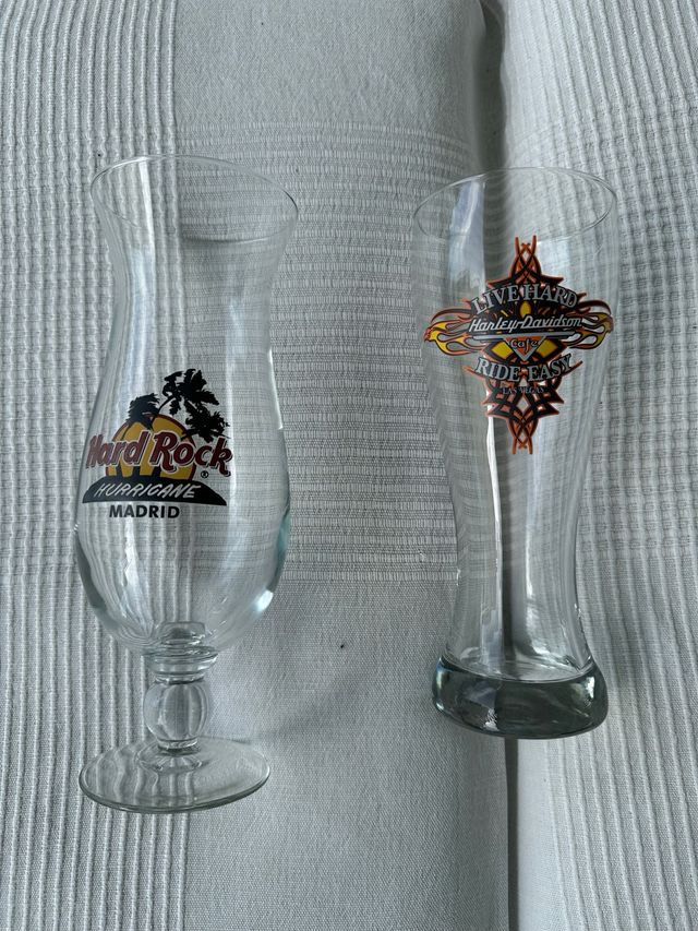 Lote 2 Copas Hard Rock Cafe y Harley Davidson