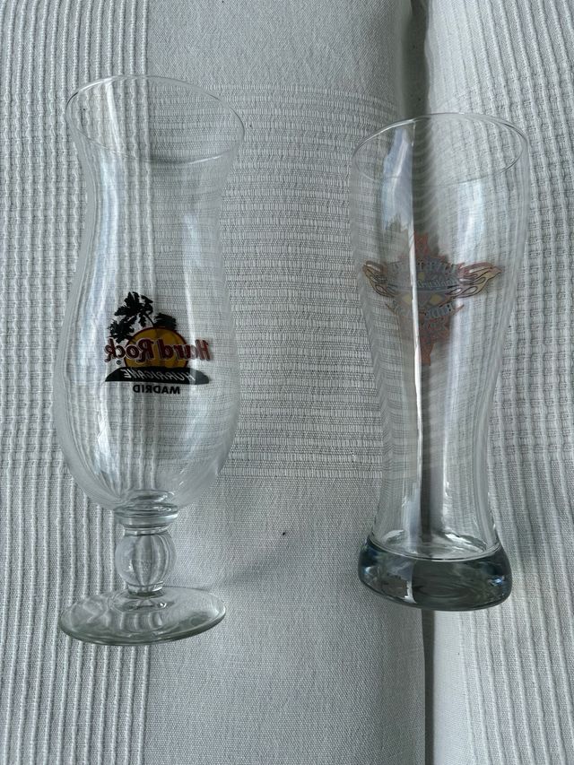 Lote 2 Copas Hard Rock Cafe y Harley Davidson