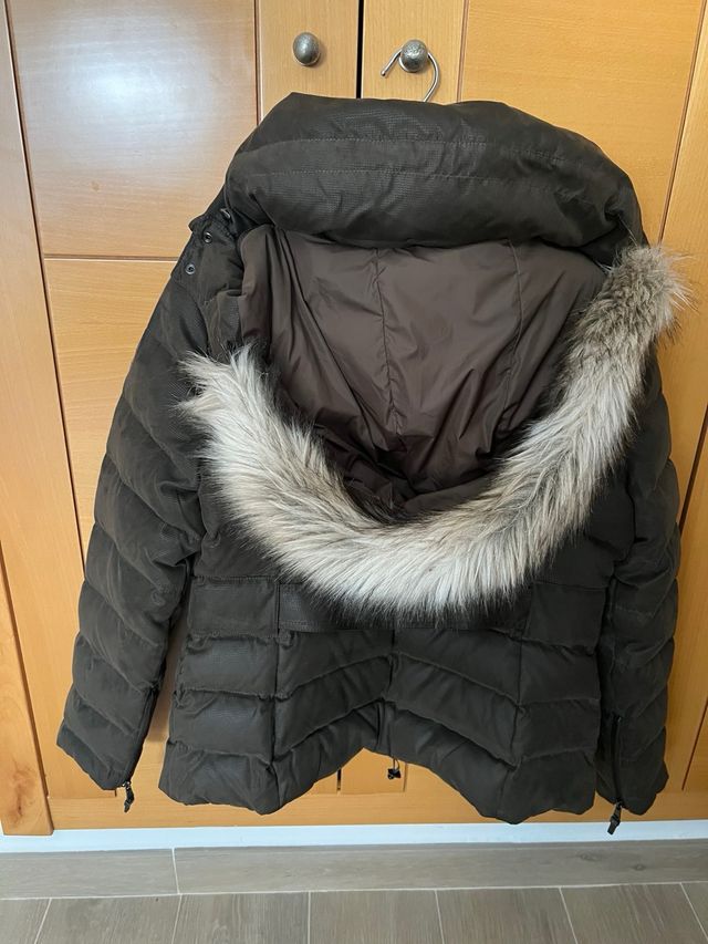 Chaquetón de la plumas de Zara