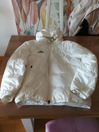 Abrigo Adidas Blanco Talla S