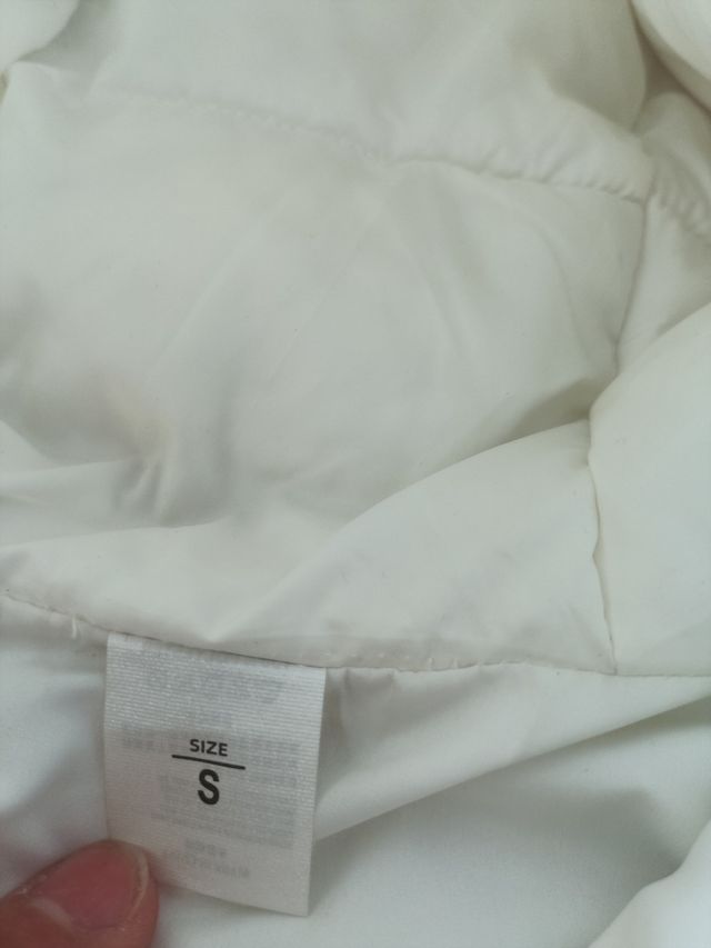 Abrigo Adidas Blanco Talla S