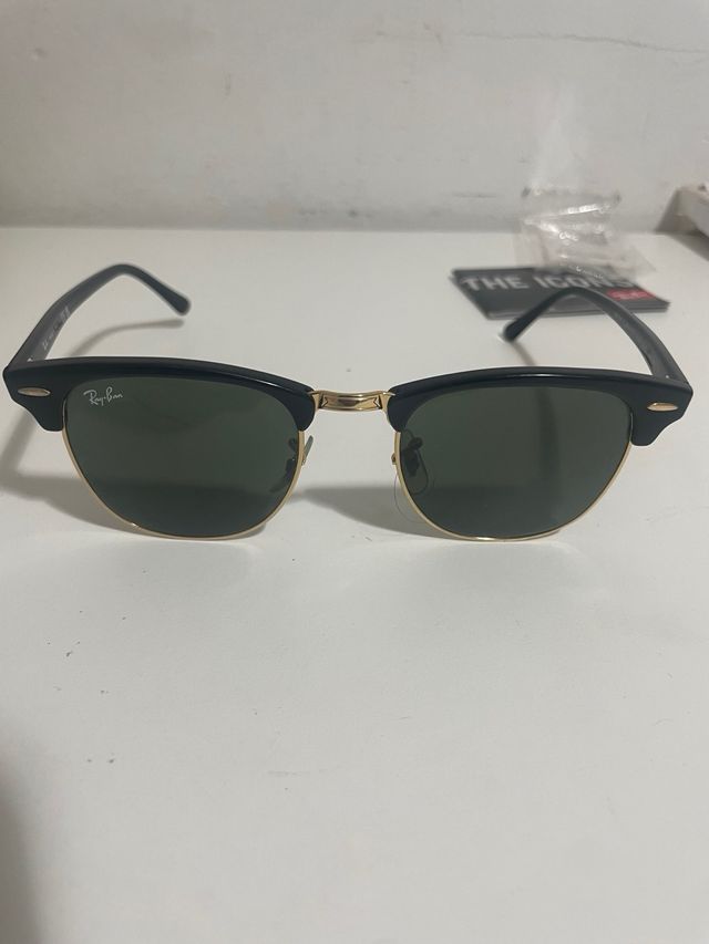 Gafas de sol Ray-Ban Clubmaster Negro/Dorado