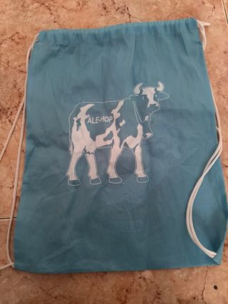 Mochila de cuerdas ALE-HOP azul
