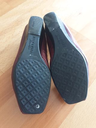 Zapatos cuña  5cm piel mujer talla 37