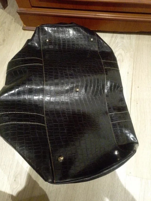 Bolso Grande Piel Negro Prada